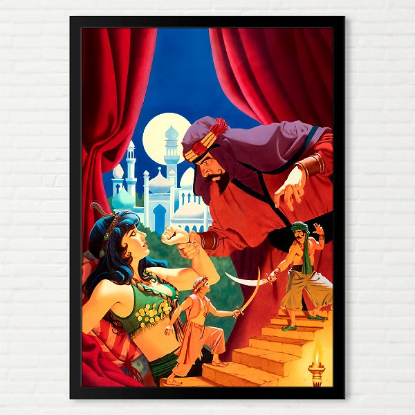 Quadro Prince of Persia 1989 Pôster - PC