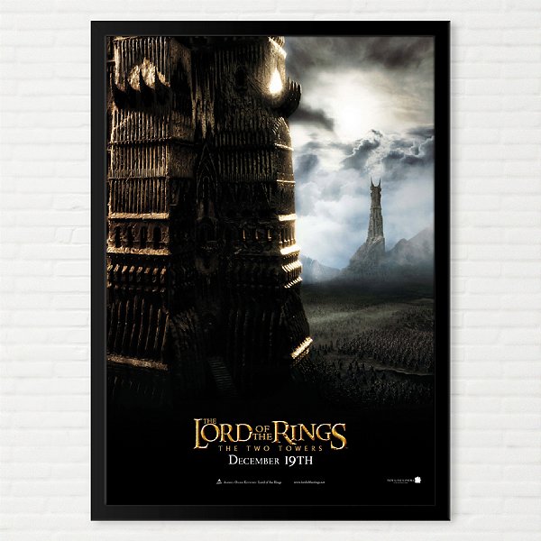Quadro O Senhor dos Anéis - As Duas Torres - Isengard
