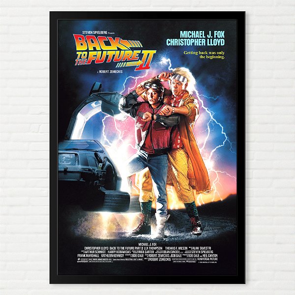 Quadro De Volta Para O Futuro Parte II Pôster Filme
