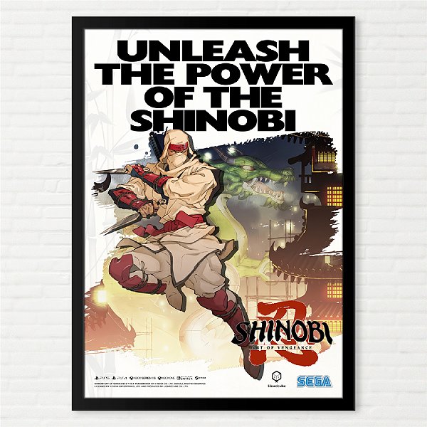 Quadro Shinobi Art of Vengeance Unleash Pôster