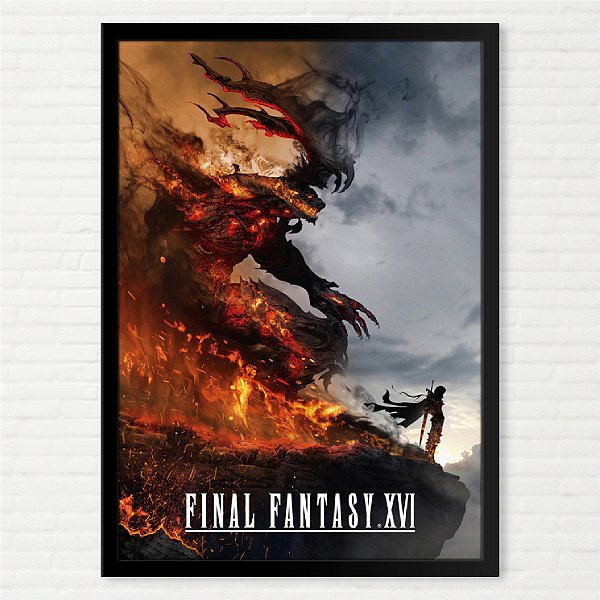 Quadro Final Fantasy XVI Arte Pôster