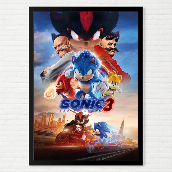 Poster Sonic The Hedgehog 3 - O Filme