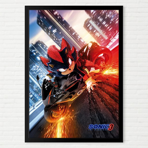 Poster Sonic The Hedgehog 3 - O Filme