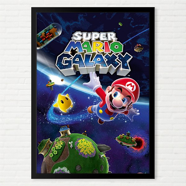 Quadro Super Mario Galaxy - Nintendo Wii