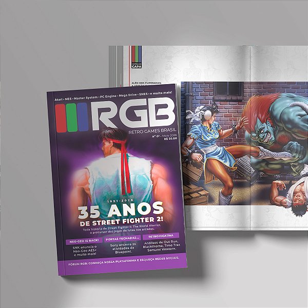 Revista RGB - Retro Games Brasil - Edição 01 - Julho 2026