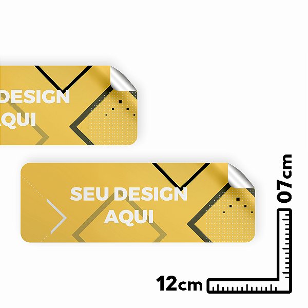 ADESIVO RETANGULAR 12X7 PERSONALIZADO