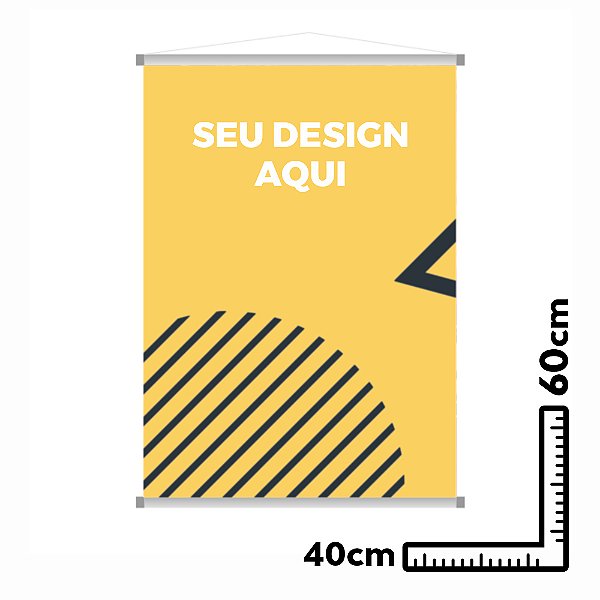 BANNER 60X40 EM LONA 440G