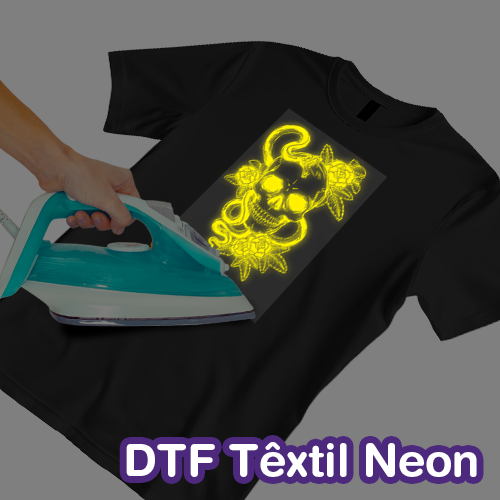 DTF NEON Têxtil - A5 14x20 cm