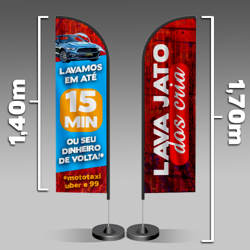 Wind Banner - Faca Médio