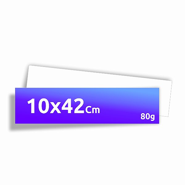 Folheto 10x42 cm - 80 g/m²