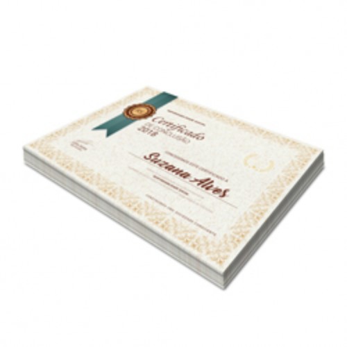 Certificado Reciclado - 240gr