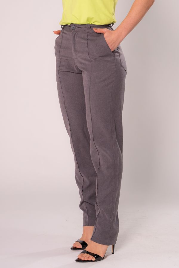 Calça Feminina  Alfaiataria Bolso Faca