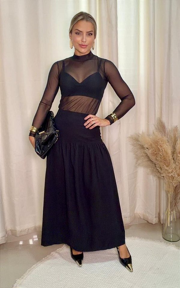 Blusa Feminina em Tule