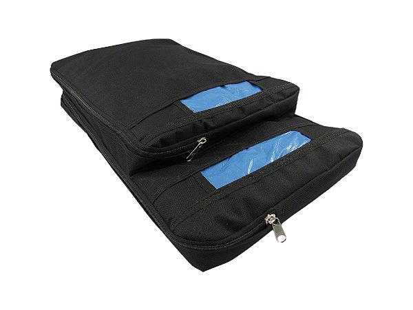 PORTA SACOLAS PARA LOJAS E SUPERMERCADOS DUAS MEDIDAS - PRETA