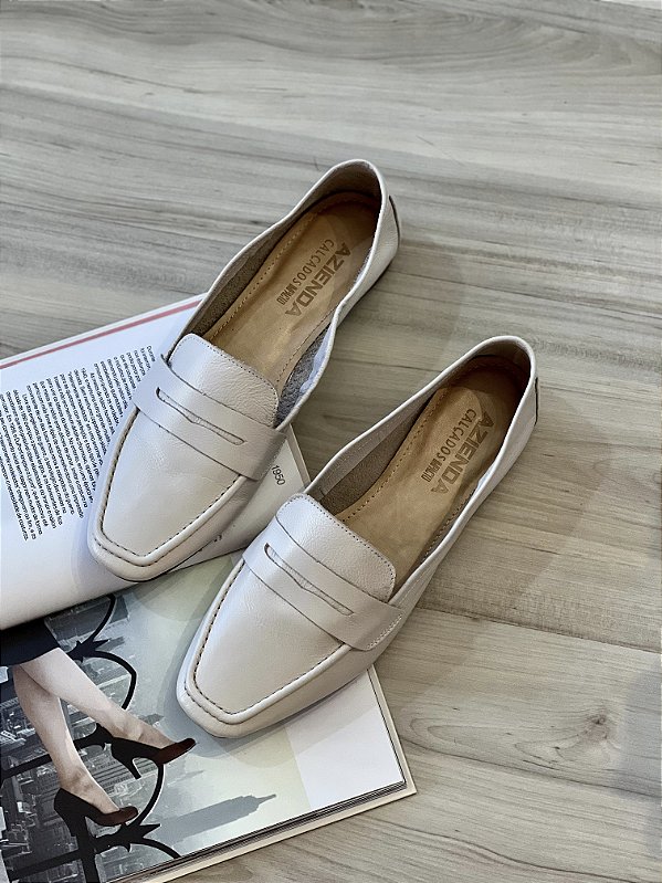 Mocassim London | couro gelo