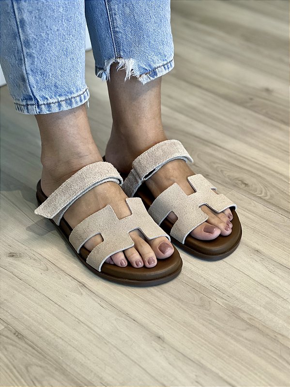 Birkin Hermes | Couro camurça bege