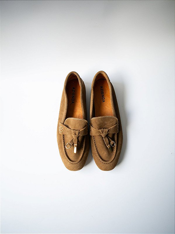 Mocassim Perla | camurça avelã