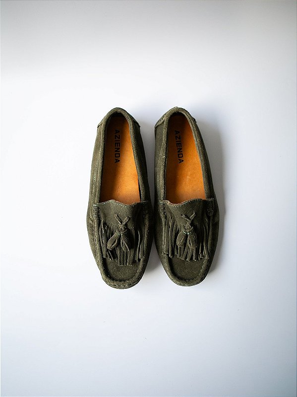 Mocassim Marta | tassel verde militar
