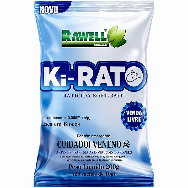 Ki-Rato Soft Bait 200g - Rawell Química