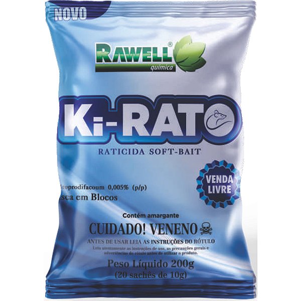 Ki-Rato Soft Bait 200g - Rawell Química