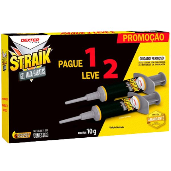 Straik 2x1 Gel Mata-Baratas 10g - Dexter Latina