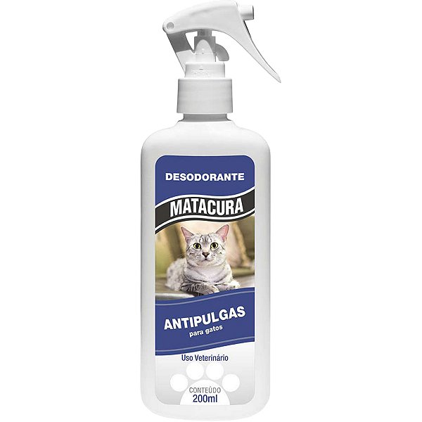 Desodorante Antipulgas para Gatos 200ml - Matacura