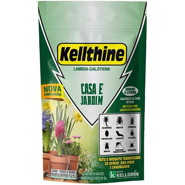 Kellthine Casa e Jardim Hidrossolúveis 5x5g - Kelldrin