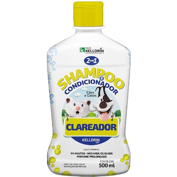 Shampoo & Condicionador Clareador 2X1 500ml - Kelldrin