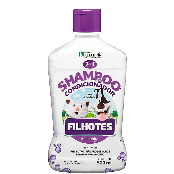 Shampoo & Condicionador Filhotes 500ml - Kelldrin
