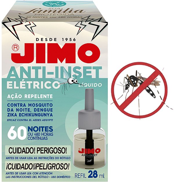 Anti-Inset Refil Líquido 60 Noites - JIMO