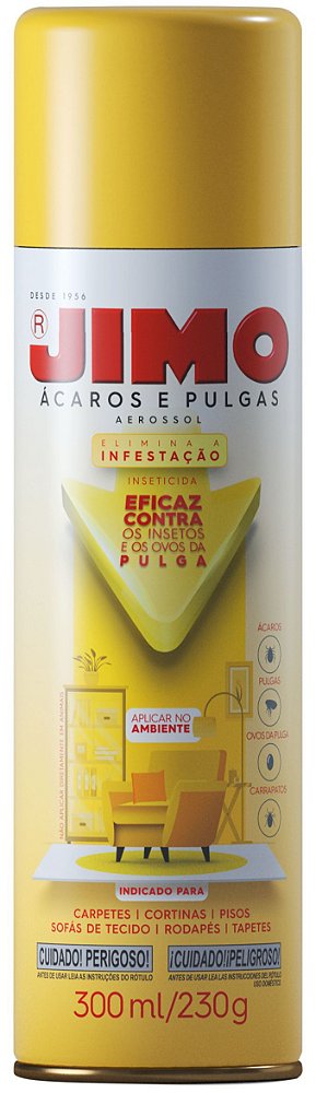 Ácaros e Pulgas Aerossol 300ml/230g - JIMO