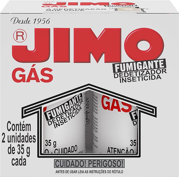 Gás Fumigante Estojo 2x35g - JIMO