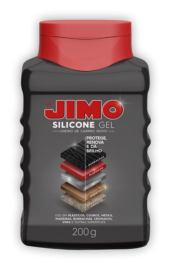 Silicone Gel Cheiro de Carro Novo 200g - JIMO