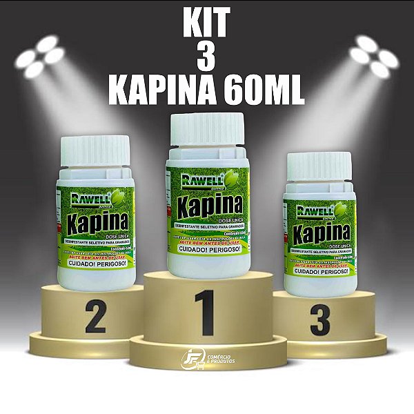 KIT 3un Kapina 60ml - Rawell Química