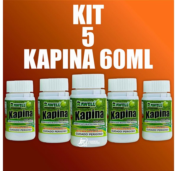 KIT 5 Kapina 60ml - Rawell Química