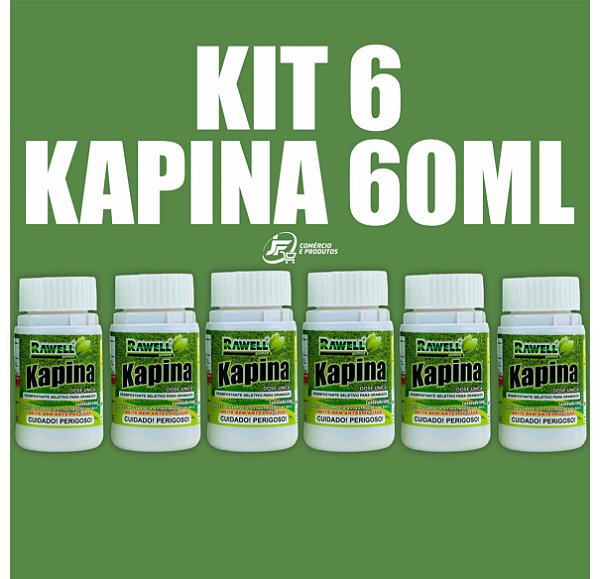 KIT 6 Kapina 60ml - Rawell Química