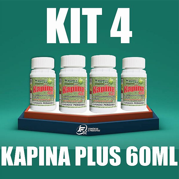 KIT 4 Kapina Plus 60ml - Rawell Química