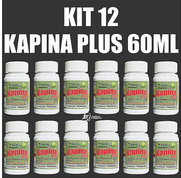 KIT 12 Kapina Plus 60ml - Rawell Química