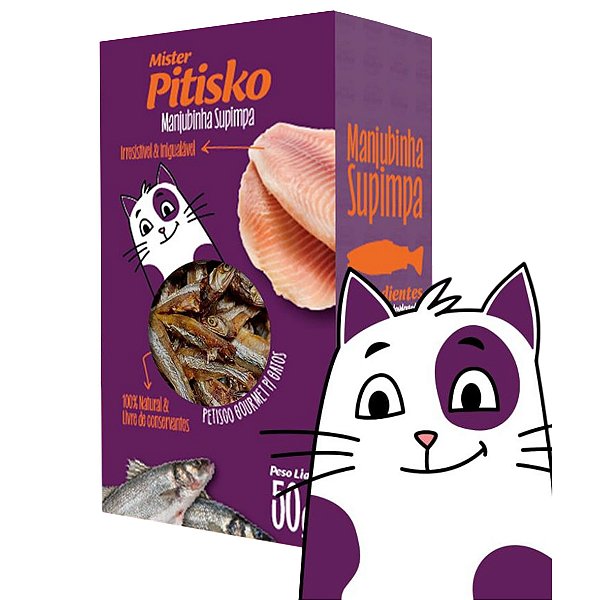 Pitisko Manjubinha Desidratado - Mister Pitisko
