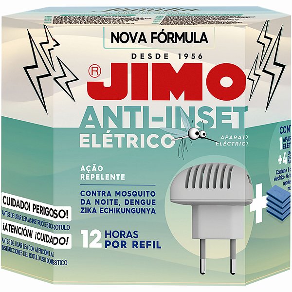 Anti-Inset Elétrico C/4 Refis - JIMO
