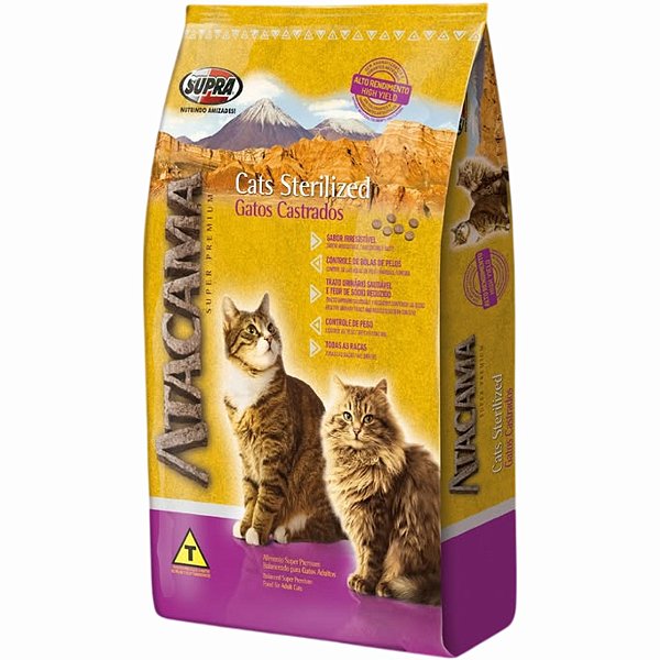 Atacama Gatos Castrados 10.1KG - Supra
