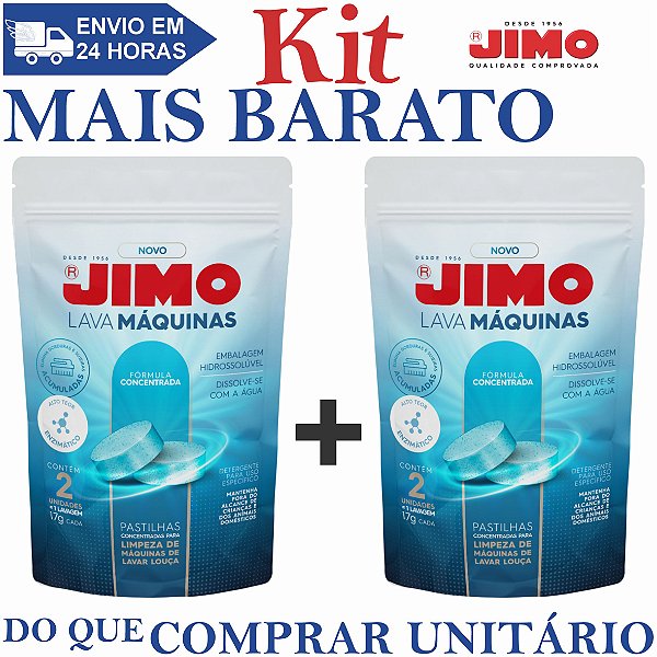 KIT 2 Lava Máquinas Nova Fórmula 2x17g - JIMO