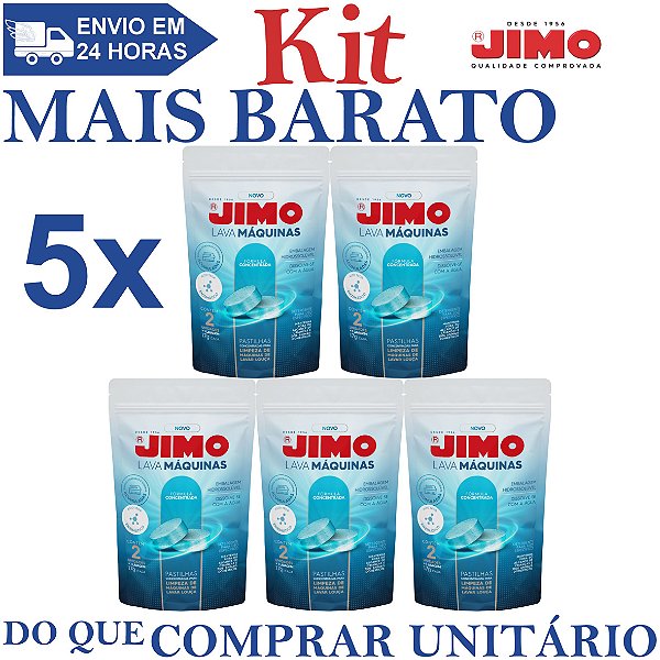 KIT 5 Lava Máquinas Nova Fórmula 2x17g - JIMO