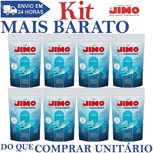 KIT 8 Lava Máquinas Nova Fórmula 2x17g - JIMO