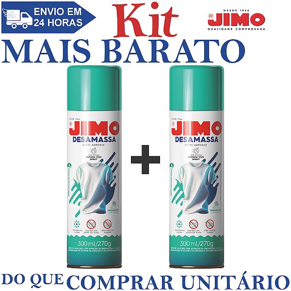 KIT 2 Desamassa Aerossol 300ml/270g - JIMO