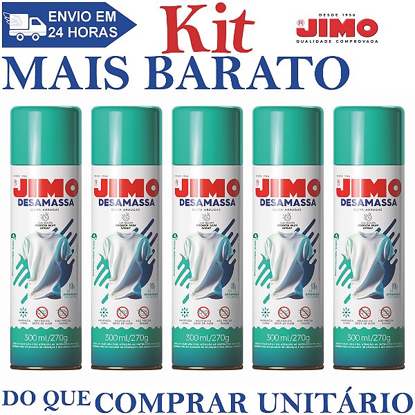 KIT 5 Desamassa Aerossol 300ml/270g - JIMO