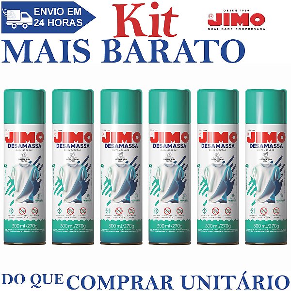 KIT 6 Desamassa Aerossol 300ml/270g - JIMO