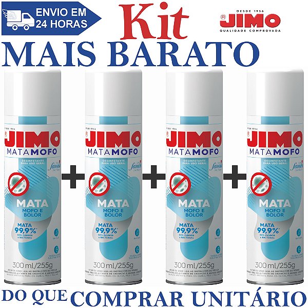KIT 4 Mata Mofo Aerossol 300ml/255g - JIMO