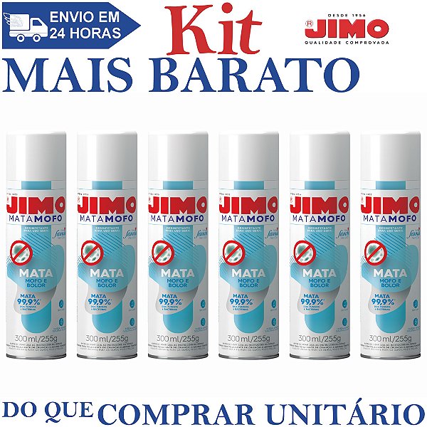 KIT 6 Mata Mofo Aerossol 300ml/255g - JIMO