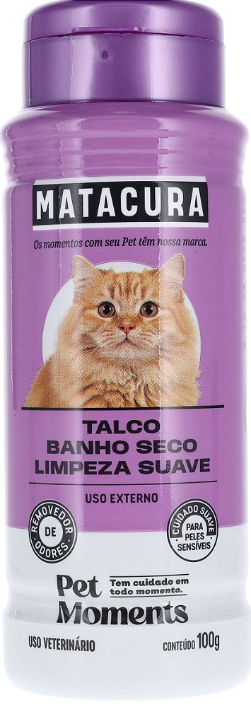 Talco Banho Seco Limpeza Suave 100g - Matacura